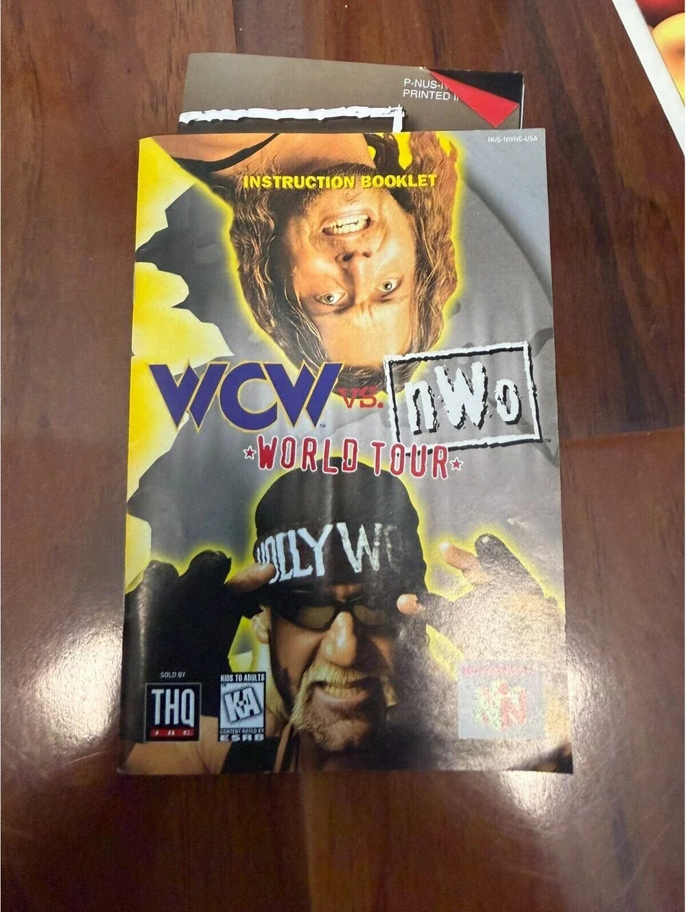 Complete  WCW vs. NWO World Tour (Nintendo 64, 1997) CIB